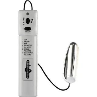 Vibrator Bullet Ultra 7 Vector Silber