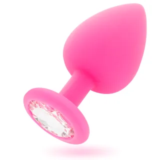 Analplug Shelki L Plug Anal Fuchsia 4,4 x 9,2 cm