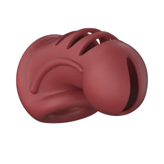 Peniskäfig Modell 28 Silikon ultraweich Rot 9,5 x Ø 5,3 cm
