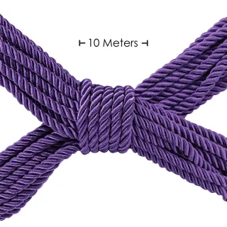 Bondage-Seil aus Polyester Lila 10 m