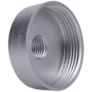 Sexmaschinen-Adapter Power Banger Silber Ø 5,1 cm