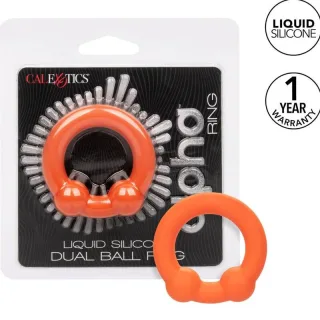 Penisring Alpha Dual Ball Ring Orange