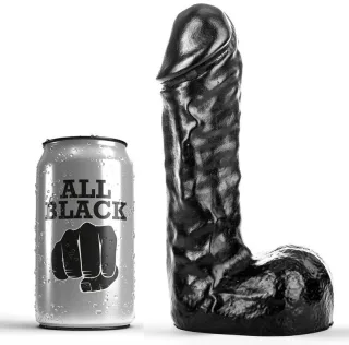 Dildo realistischer Dong Schwarz 19 x 5 cm