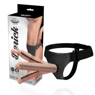 Strap-on Harness Attraction Derick biegsam Natur 22,5 x Ø 4,5 cm