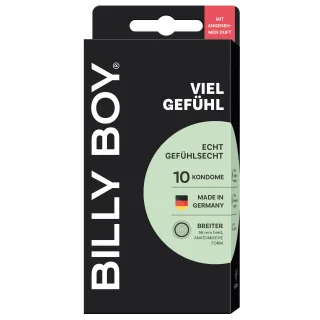 Billy Boy - Vegan Kondom Set - Gefühlsechte Kondome - transparent - 10 Stück