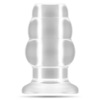Analplug hohl mit Tunnel Transparent 10,8 x Ø 7,1 cm