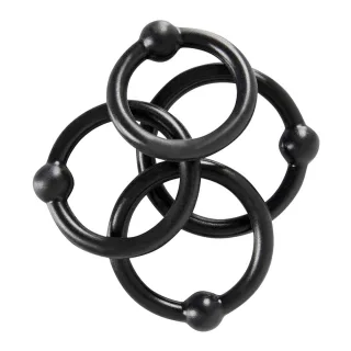 Penisring mit Kugel im 4er Set