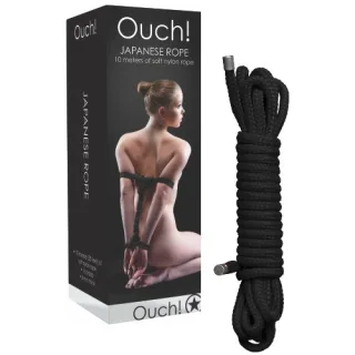 Japanisches Bondage-Seil Schwarz 10 m