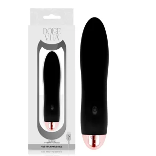 Vibrator Nr. 4 Silikon Schwarz 13 x Ø 2,6 cm
