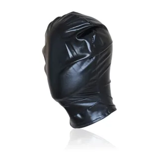 Maske Ohmama Fetish als Kopfhaube ohne Öffnungen Schwarz