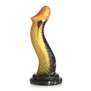 Dildo Schlange Silikon Gold 20,3 x Ø 6,3 cm