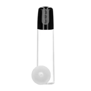 Penispumpe automatisch mit Masturbator-Sleeve Schwarz 20 x Ø 6,1 cm