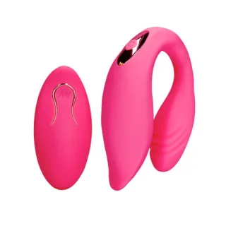 Paar-Vibrator mit Fernbedienung Rosa