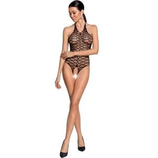 Body Passion Woman mit grobem Netz Schwarz Einheitsgröße