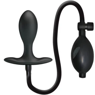 Analplug aufblasbar mit Handpumpe Schwarz