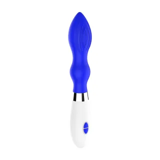 Vibrator Astraea mit Klitoris-Stimulator Blau 11,6 x Ø 3,4 cm