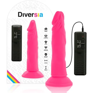 Realistischer Vibrator flexibel Pink 21 x Ø 4,3 cm