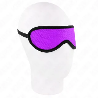 Augenbinde Wabenstruktur Violett 7 cm