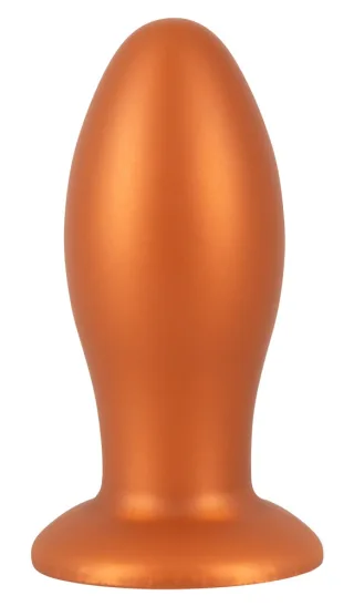 ANOS - XXL-Analplug mit Saugfuß für extrem intensives Dehntraining - braun - 21 cm