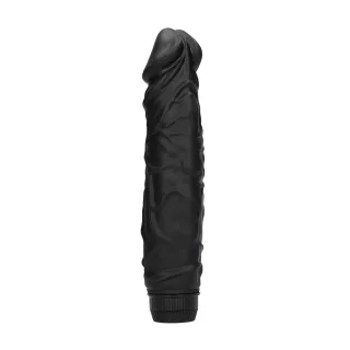 Realistischer Vibrator Multispeed Schwarz 20 x Ø 5 cm