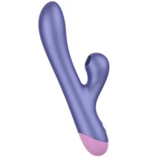 Rabbit-Vibrator Pulse Dual mit G-Punkt-Arm Blau