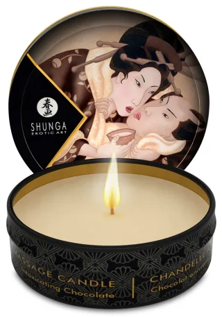 Shunga Massage Candle Excitation 30 ml – Massagekerze mit Schokoladenduft