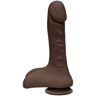 Dildo The D Super D mit Hoden Braun 17,8 x Ø 5,1 cm
