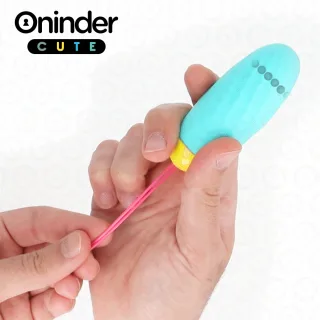 Vibro-Ei Oninder Cute mit Rotation und App Türkis 8,5 x 3,5 cm