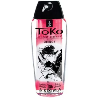 Gleitgel Shunga Toko Aroma Erdbeere und Champagner 165 ml