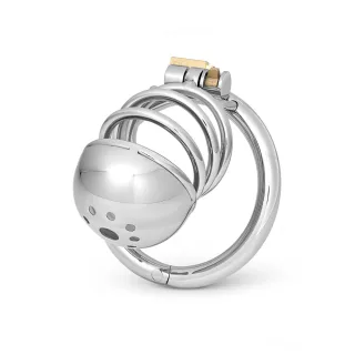 Penisk?fig mit Ringen aus Edelstahl, L?nge: 65 mm, 40 mm