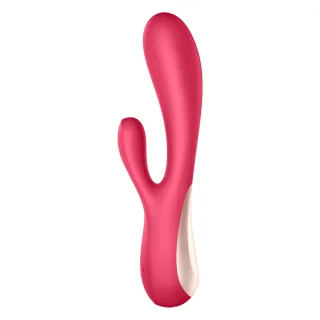 Vibrator Mono Flex biegsam mit App Rot