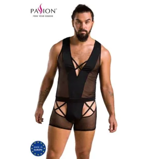 Dessous-Set Oscar Passion Men einteiliger Overall Schwarz S/M