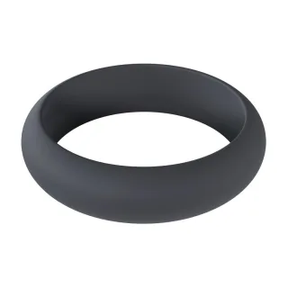 Penisring Wide O aus Silikon Schwarz XXL Ø 5,5 cm