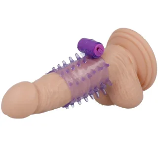 Penishülle mit Bullet Lila