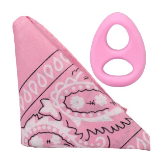 Penisring Rock Solid The Code mit Bandana Pink 7 x Ø 4,6 cm