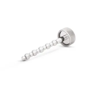 Harnr?hrenvibrator Edelstahl Penis Plug Dilator mit Kugeln