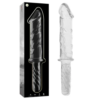 Glasdildo Modell 24 Transparent 28,5 cm