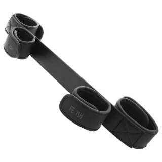 Fesselset Soft Spreader Bar Schwarz