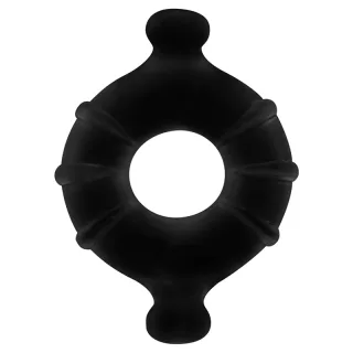 Penisring Gummy groß Schwarz
