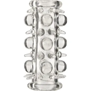 Penishülle mit Noppen Transparent