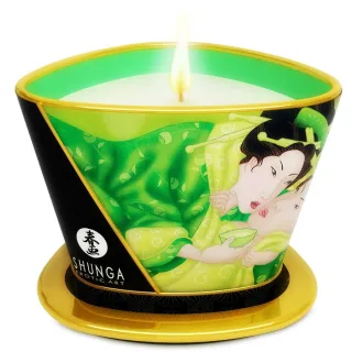 Massagekerze Shunga Caress by Candlelight Grüner Tee 170 ml