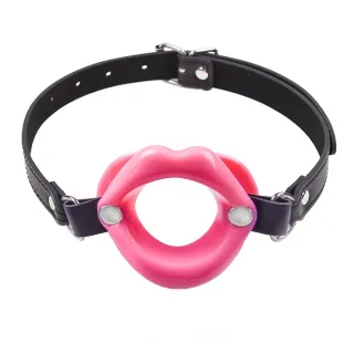 Silikon Lippen Mundknebel Pink