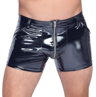 Black Level - Lack Hose Stretch - schwarz - 2XL