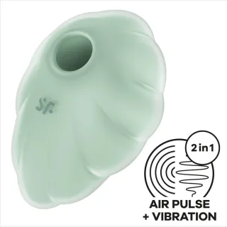 Vibrator Cloud Dancer Grün 9 x 6 cm