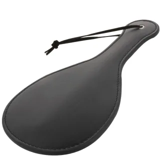 Paddle gerundet aus Kunstleder Schwarz