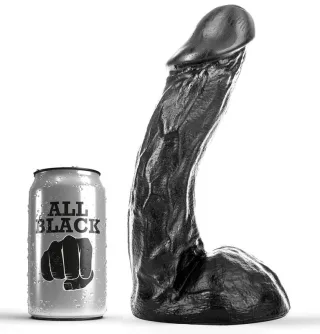 Dildo realistischer Dong Schwarz 23 x 5 cm