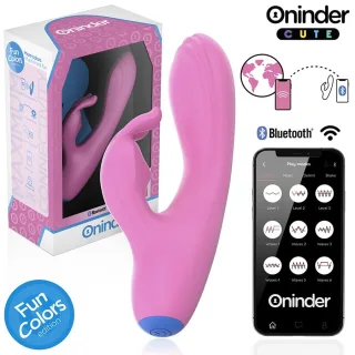 Rabbit-Vibrator Oninder Cute Love Bunny Rosa 14,5 x 3 cm
