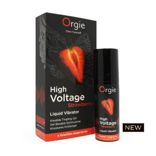Stimulationsgel Orgie High Voltage Erdbeere 15 ml