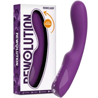 Vibrator Rewolution Rewoclassy biegsam Lila 11 x 6 cm