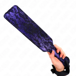 Paddle Scandal mit Spitzenmuster Lila 37 x 7 cm